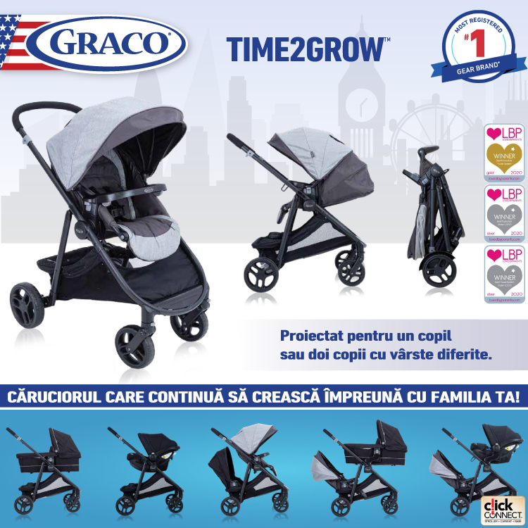 Carucior Graco Time2Grow Iron